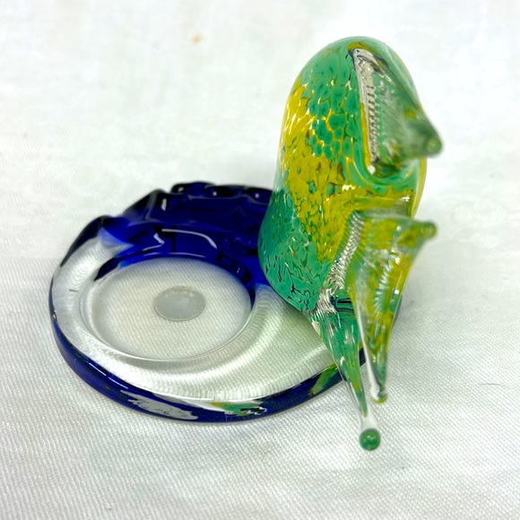 Partylite tropical Angel fish art glass tea light holder - Picture 3 of 8